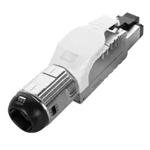 Wire Connectors | Cablenet Cat6a RJ45 FTP Field Termination Plug With White Latch
