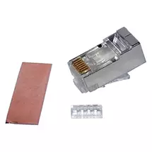 Wire Connectors | Cablenet Cat6/Cat6a RJ45 FTP Plug Up to 7mm OD (3 Part)