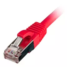 Cablenet | Cablenet CNL 100PK 0.3M C6a Rd SFTP Ls 26AWG SB networking cable Red