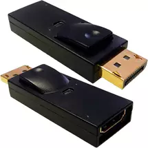 Cablenet | Cablenet DisplayPort Male 1.2  HDMI 1.4b 1080p 60Hz Black Adaptor.