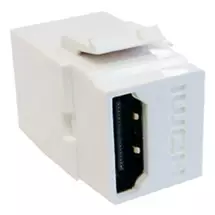 Keystone Modules | Cablenet HDMI Female  Female (Gold) Keystone White. Construction type: