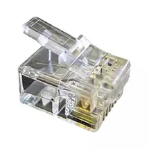 Wire Connectors | Cablenet RJ12 6P6C 24-26AWG Crimp Plug Stranded | In Stock