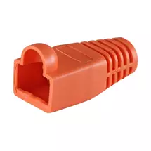 Cable Accessories | Cablenet RJ45 Cat6a Boot Orange 6.5mm | In Stock | Quzo UK