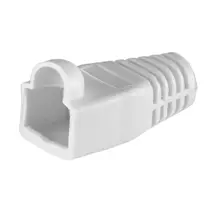 Cable Accessories | Cablenet RJ45 Cat6a Boot White 6.5mm | In Stock | Quzo UK