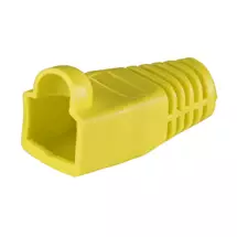 Cable Accessories | Cablenet RJ45 Cat6a Boot Yellow 6.5mm | In Stock | Quzo UK