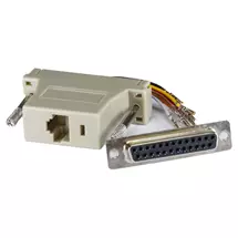 Cablenet | Cablenet RJ45D25 Female Modular Adaptor Grey. Connector 1: RJ45,