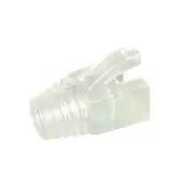 Cable Accessories | Cablenet RJ45 Snagless Boot 8mm Clear for use with 22-2096