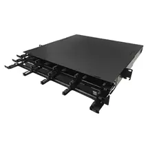 Patch Panels | Cablenet CNL 1u OF Cassette Panel Bk | In Stock | Quzo UK