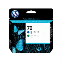 Thermal Inkjet | HP 70 Blue and Green DesignJet Printhead | In Stock
