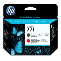 Thermal Inkjet | HP 771 Matte Black/Chromatic Red DesignJet Printhead
