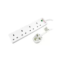 Surge Protectors | Target RB-05M04SPD surge protector White 4 AC outlet(s) 220-240 V 5 m
