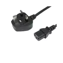 Target | 1.8M Uk 3 Pin Plug To Iec C13 (Kettle) 5 Amp Fuse Mains Extension