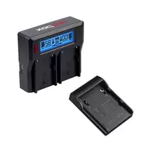Hedbox | Dual Battery Charger with Battery Charger Plate  Canon: