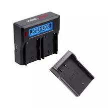Hedbox | Dual Battery Charger with Battery Charger Plate - Panasonic: EN-EL15