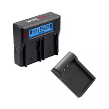 Hedbox | Dual Battery Charger with Battery Charger Plate - Canon: LP-E17