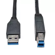 Cables | Tripp Lite U322010BK USB 3.2 Gen 1 SuperSpeed Device Cable (A to B