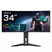 Trending Products | GIGABYTE MO34WQC2 34" OLED WQHD Curved Gaming Monitor  3440 x 1440,