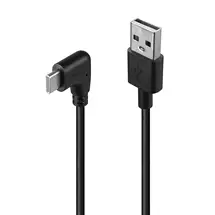 Top Brands | Lindy 32000 USB cable USB 2.0 0.5 m USB A USB C 15 W Black