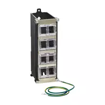 Patch Panel Accessories | Tripp Lite N063008ENC 8Port Metal DINRail Mounting Keystone Patch