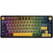 MARVO Titan 75 KG986W Wireless Mechanical Gaming Keyboard, Tri-Mode Connectivity, Wired, 2.4GHz amp; Bluetooth, Hot-Swappable Mechanical Switches, Vibrant RGB Backlighting, Full-Key Anti-Ghosting - UK Layout