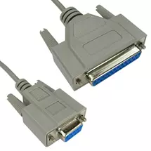 New Arrivals &amp; Just In | Cables Direct 2m D9/D25 serial cable Grey D9 FM D25 FM