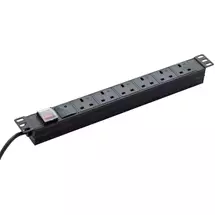 New Arrivals &amp; Just In | connektgear 3m 6 Way Surge Protected Horizontal Rack Mount Power