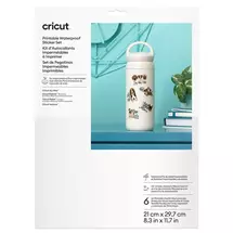 Cricut | Cricut Sticker Set Waterproof A4- White, 36 sheets