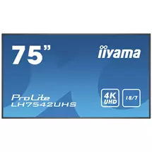 New Arrivals &amp; Just In | iiyama PROLITE LH7542UHSB3 Digital signage flat panel 189.2 cm (74.5")