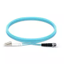 Origin Storage  | Origin Storage LC-ST OM4 Fibre Patch Cable Multimode Duplex Aqua 3m