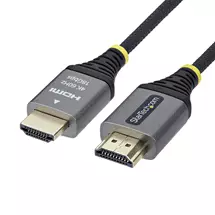 StarTech.com 2m (6ft) Premium Certified High Speed HDMI Cable, Ultra Flexible HDMI Cable, 4K 60Hz/1440p 144Hz w/HDR10/ARC, 18Gbps, High Flex Braided HDMI Cord