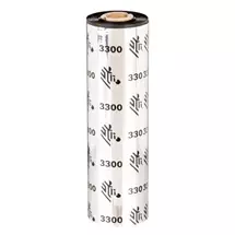 Thermal Ribbon | Zebra 3300 Wax/ Resin thermal ribbon 74 m Black | In Stock