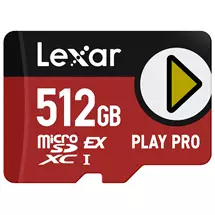 Trending Products | Lexar PLAY PRO microSDXC 512 GB UHS-I Class 3 | In Stock