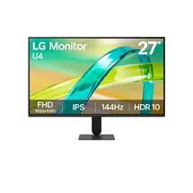 27 Inch Monitors | LG Monitor U4 27U411B-B 27-inch IPS Full HD 144Hz Monitor