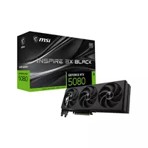 Graphics Cards | MSI GeForce RTX 5080 16G INSPIRE 3X OC BLACK NVIDIA 16 GB GDDR7