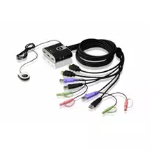 WUXGA | ATEN 2-Port USB HDMI KVM Switch with Audio | Quzo UK