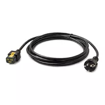 Power Cables | APC Power Cord, Locking C19 to CEE/7 Schuko, 3.0m | In Stock