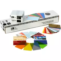 Blank Plastic Cards | Zebra Premier PVC 10 mil (500) | In Stock | Quzo UK