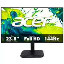 144Hz Gaming Monitor | Acer KA2 KA242YP6 – 23.8" Full HD IPS, 144Hz, 1ms VRB, FreeSync