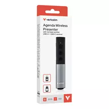 Wireless Presenters | Verbatim Agenda Wireless Presenter with Red Laser Pointer