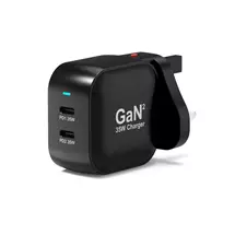 Port Designs AC Adapters & Chargers | Port Designs PORT Connect 35W GaN2 charger 2 x USB-C