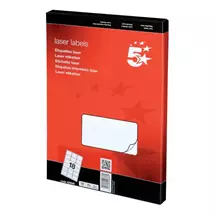Labels | 5Star 423849 self-adhesive label Rectangle Permanent White 1800 pc(s)