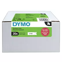 Dymo | DYMO Authentic D1 Labels | Black Print on White | 12mm x 7m |
