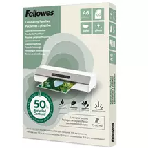 FELLOWES | Fellowes 100143441 laminator pouch 100 pc(s) | In Stock