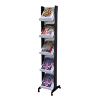 Fast Paper | PaperFlow 391985 magazine rack Black | Quzo UK
