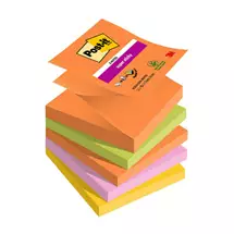 Paper | PostIt 7100258789 note paper Square Green, Orange, Pink, Yellow 90