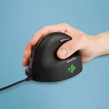 Wired Mice | RGo Tools Ergonomic mouse RGo HE Break with break software, medium