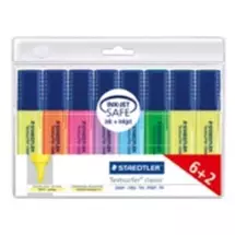 Staedtler | Staedtler Textsurfer 364 A WP8 marker 8 pc(s) Chisel tip Blue, Green,