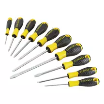 Manual Screwdrivers | Stanley 10piece Essential Screwdriver Set | Quzo UK