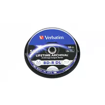 Blank Blu-Ray Discs | Verbatim MDISC BD-R DL 50 GB 10 pc(s) | In Stock | Quzo UK