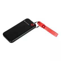 SSD Drive | Verbatim Pocket SSD USB 3.2 Gen 2 128GB Black/Red | In Stock